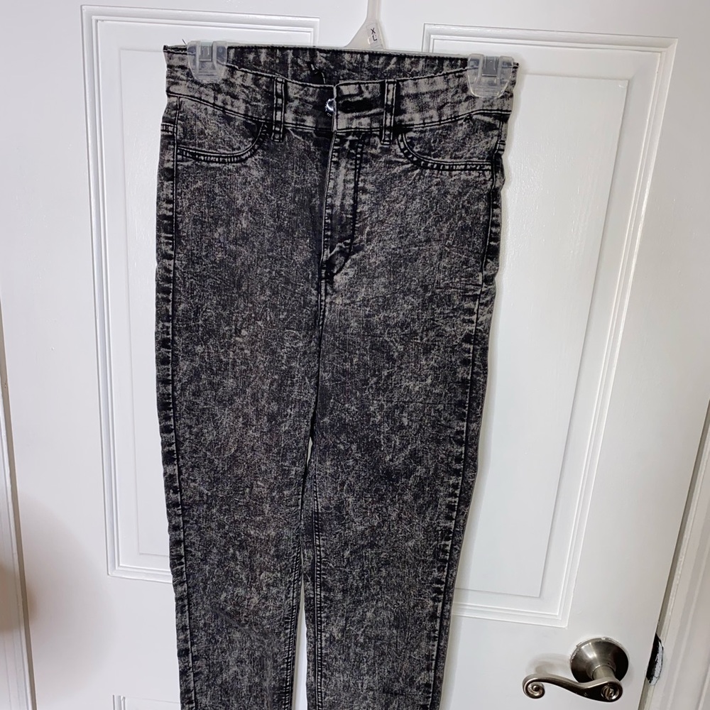 Black and Grey Jeans